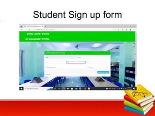 Student Sign up form
 