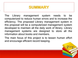 Library Management System.powerpoint.pptx | Databases | Computer ...