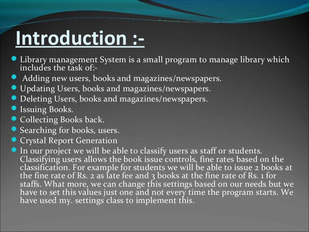 Library Management System