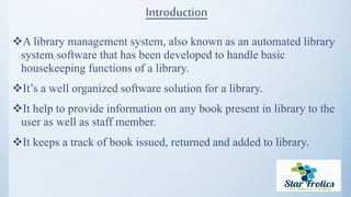Library Management System - LMS | PPTX