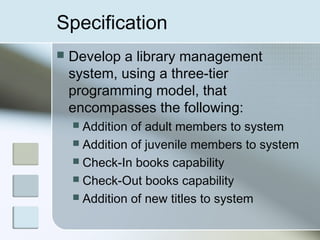 Library management system project | PPT