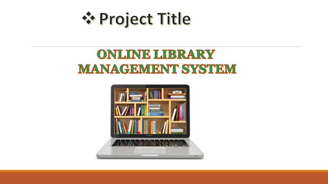 Library management system project
