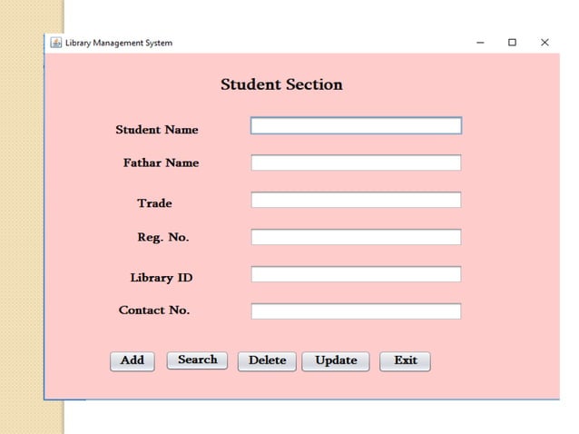 Library management system using java technology | PPT