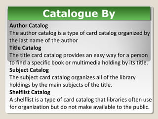 Library mangement system for schools levels | PPT