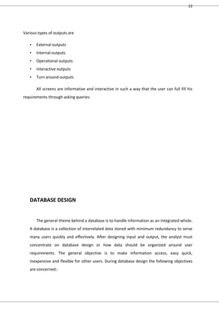 Database Output Design Document Examples Library mangement system project srs documentation.doc