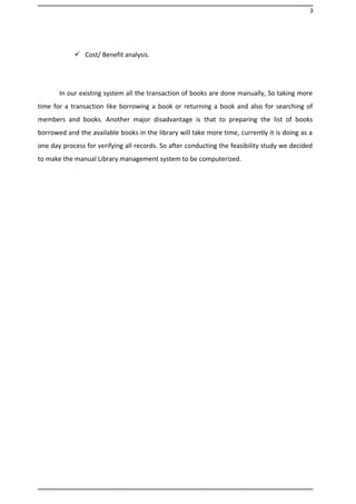 Library mangement system project srs documentation | DOC