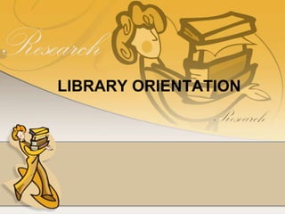 Library orientation | PPTX