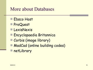 Library Orientation | PPT