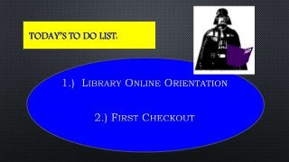 TODAY’S TO DO LIST:
 