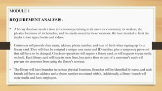 library management system with dbms using mysql | PPT