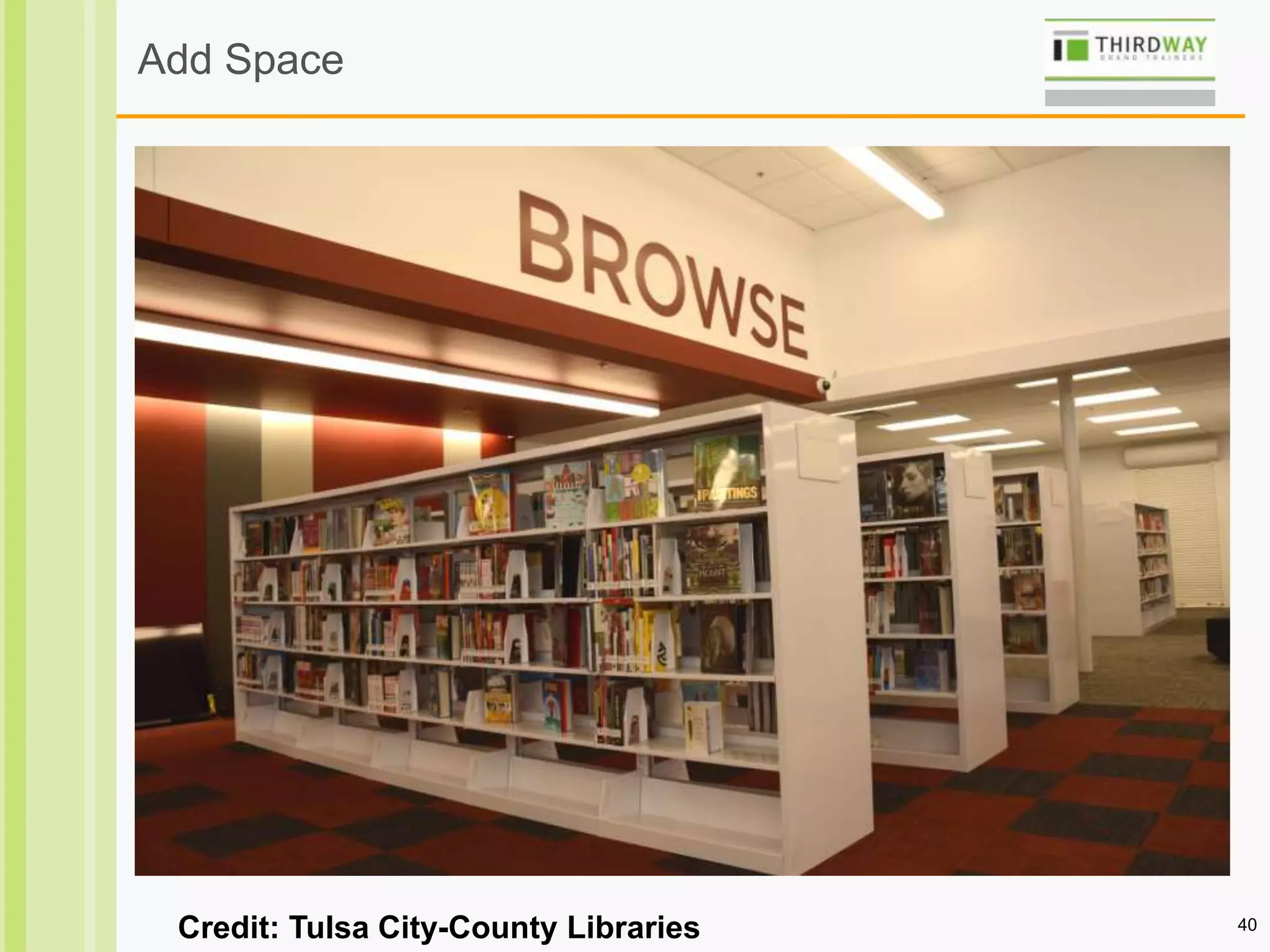 40
Add Space
Credit: Tulsa City-County Libraries
 