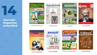 Journals/
Magazines
subscribed
14
 
