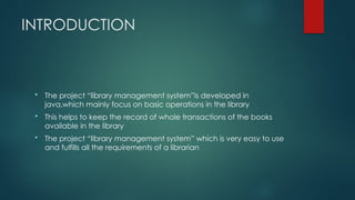 LLibrary Management System for Efficient Book Tracking, Student Records ...