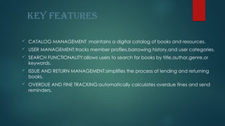 LLibrary Management System for Efficient Book Tracking, Student Records ...