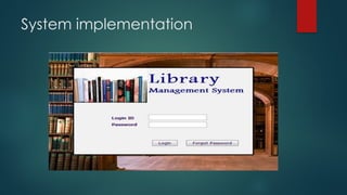 LLibrary Management System for Efficient Book Tracking, Student Records ...