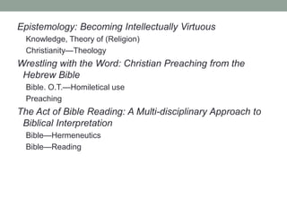 Database BasicsRecordsFieldsWordsKey words in all fields