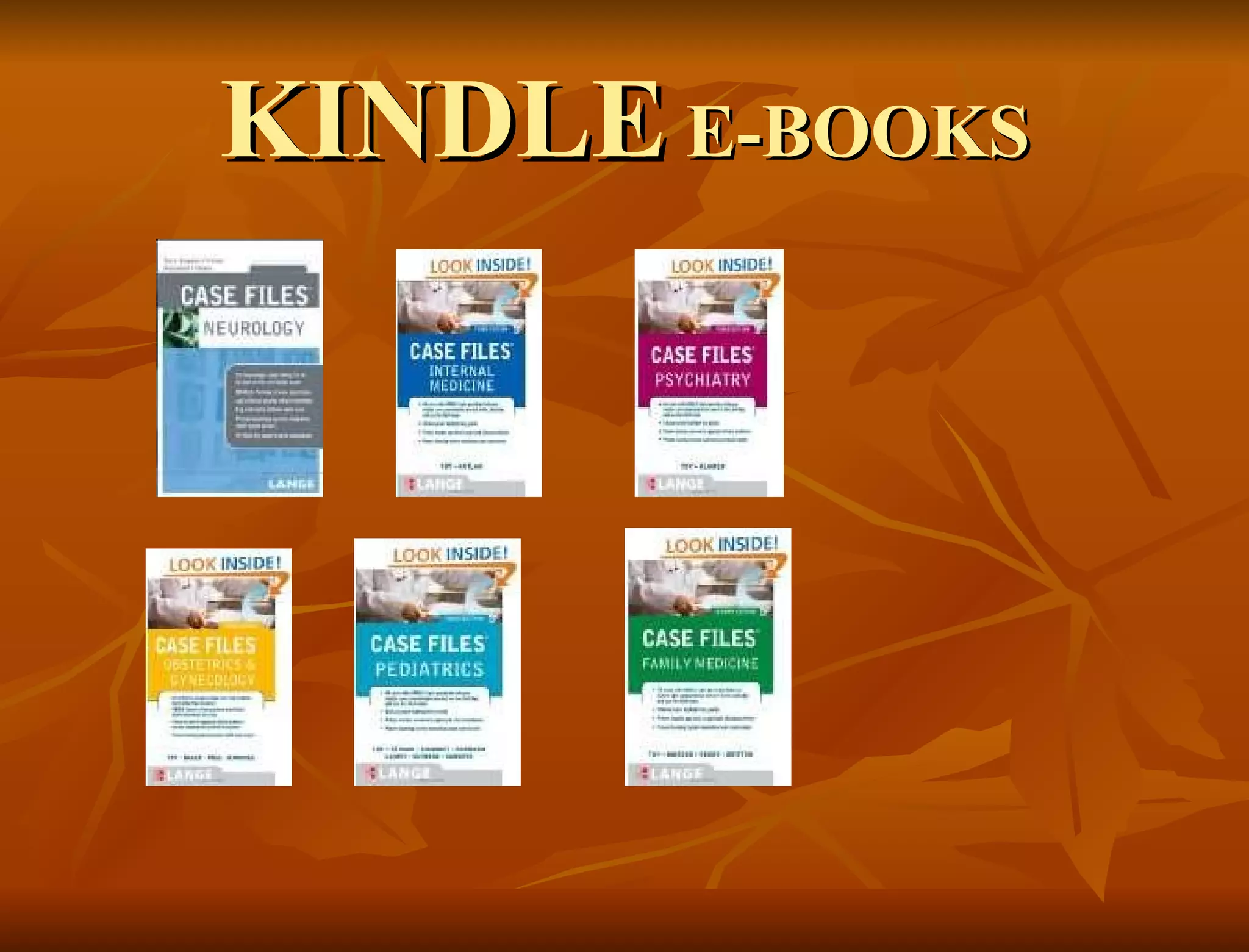 KINDLE  E-BOOKS 
