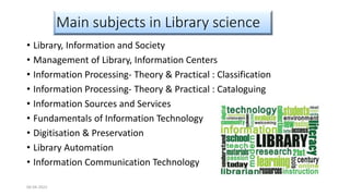 Career in Library Science | PPTX