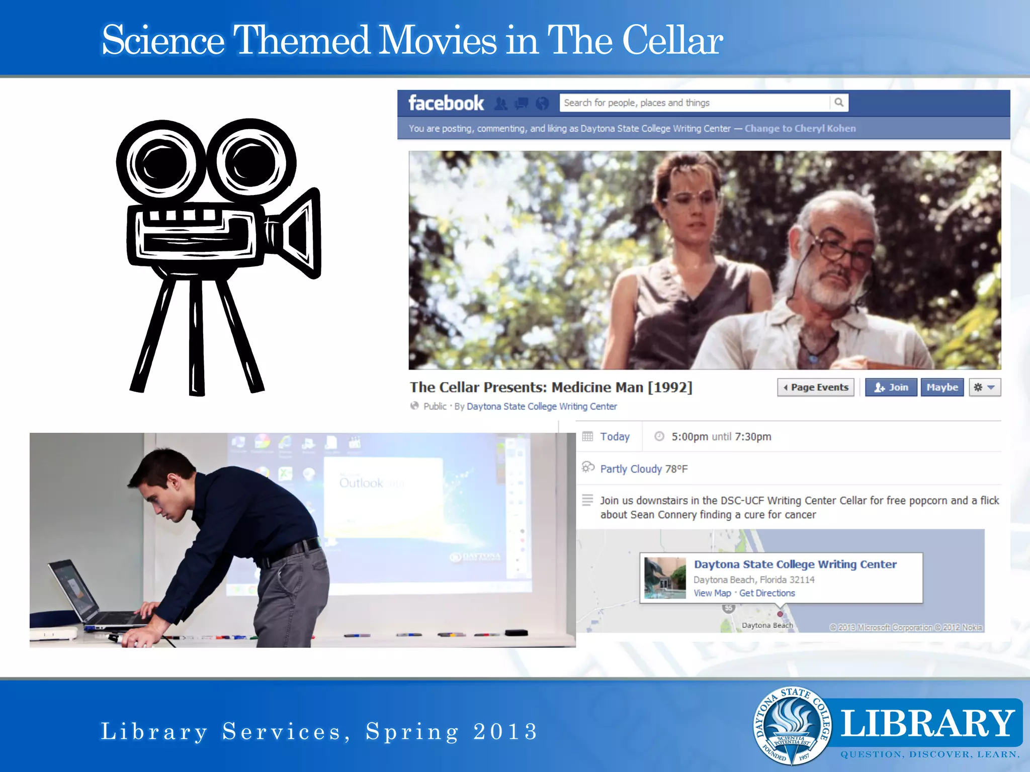 Science Themed Movies in The Cellar




Library Services, Spring 2013
 