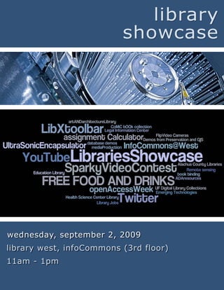 Library Showcase Flyer 2009