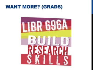WANT MORE? (GRADS)
 