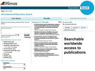 Searchable worldwide access to publications
