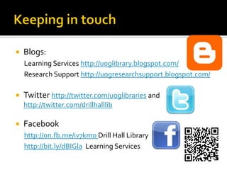 JISC Collections e.g. COPAC, Suncat including Directory of Open Access Journals