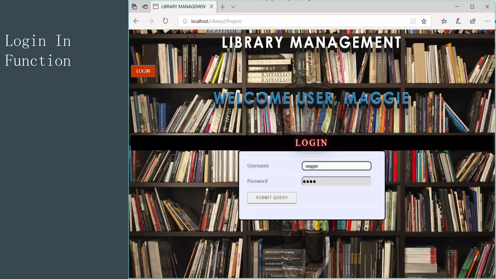 Library system project | PDF