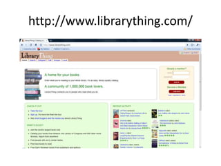 http://www.librarything.com/,[object Object]