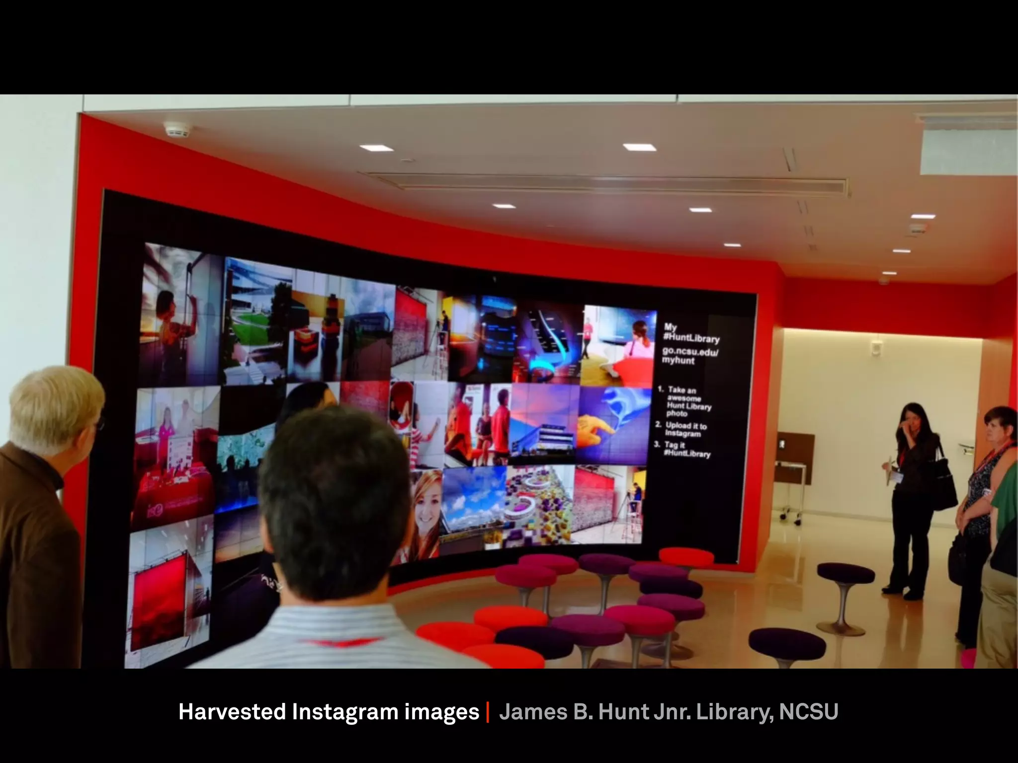 Harvested Instagram images | James B. Hunt Jnr. Library, NCSU
 