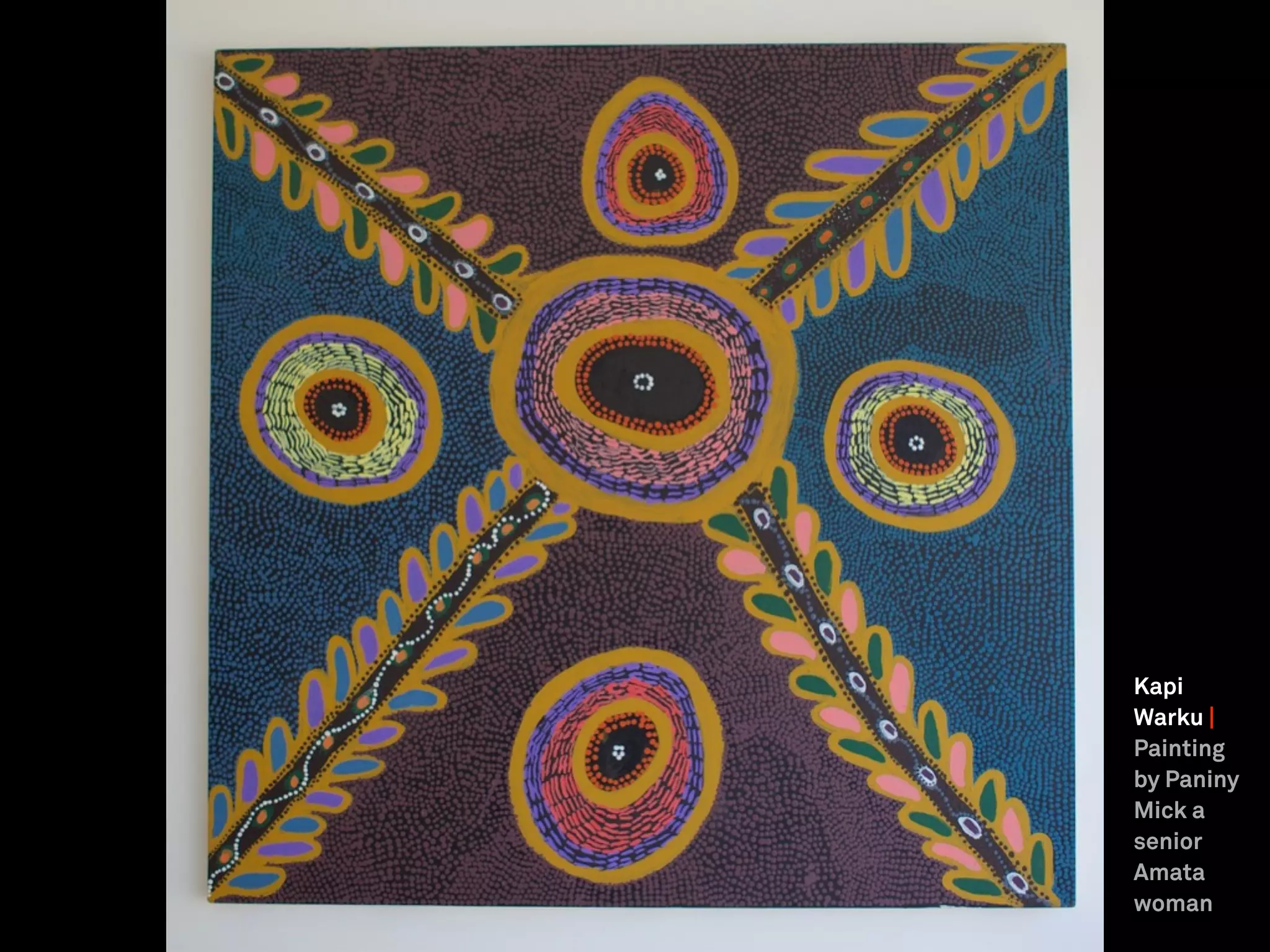 Kapi
Warku |
Painting
by Paniny
Mick a
senior
Amata
woman
 