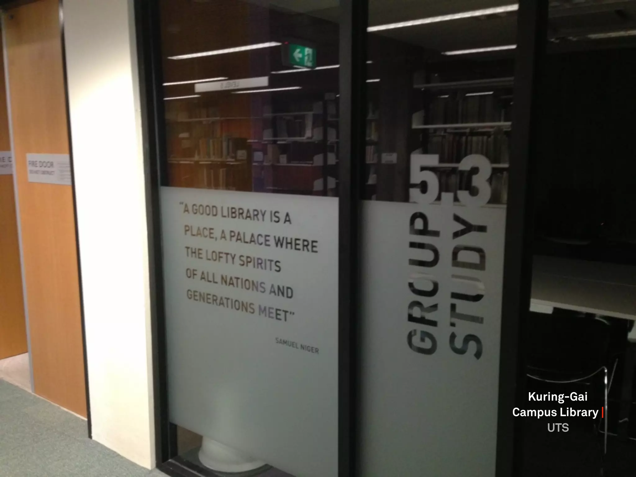 Kuring-Gai
Campus Library |
UTS
 