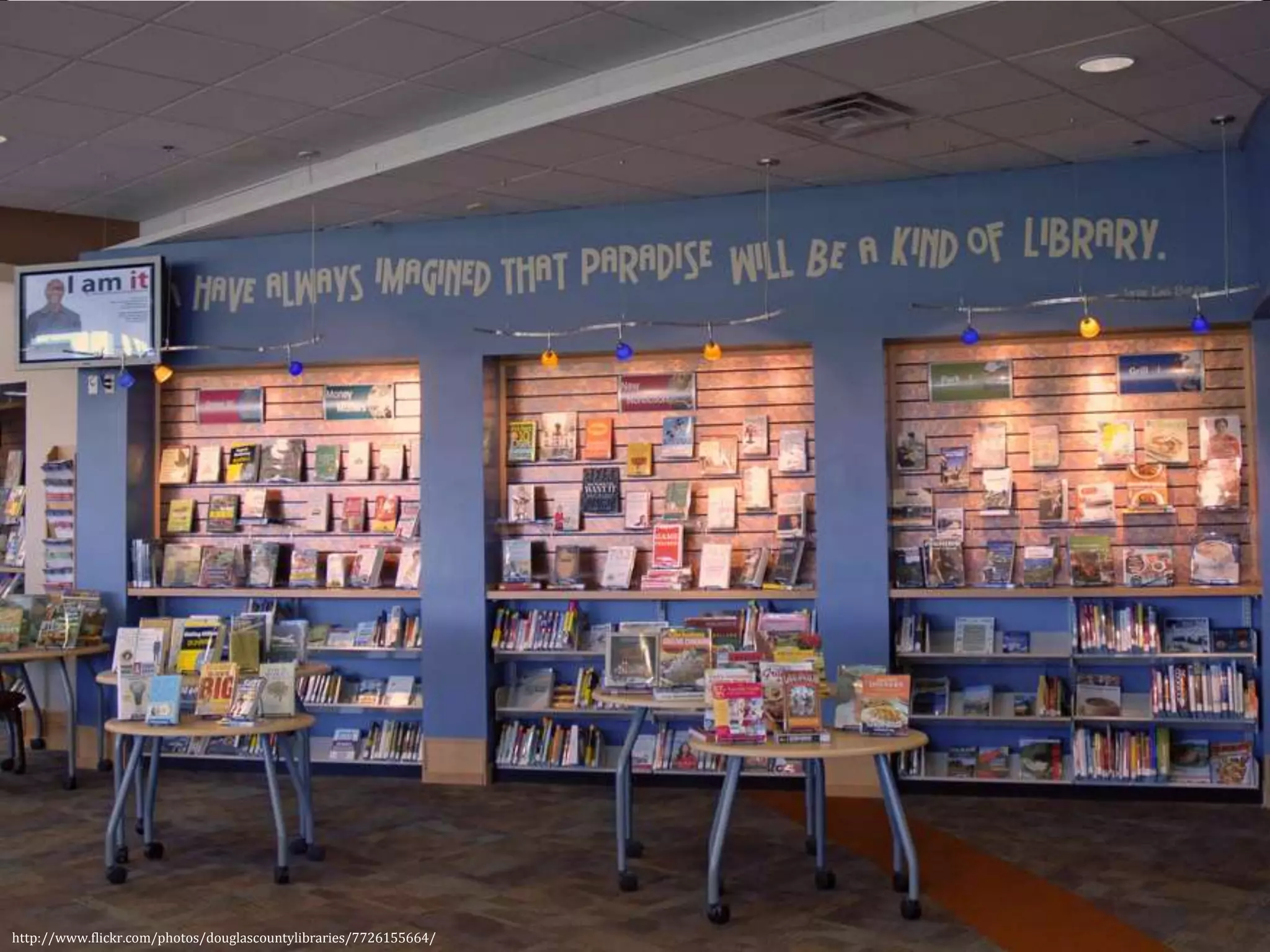 Physical
Layout
http://www.flickr.com/photos/libraryman/414960752/
 