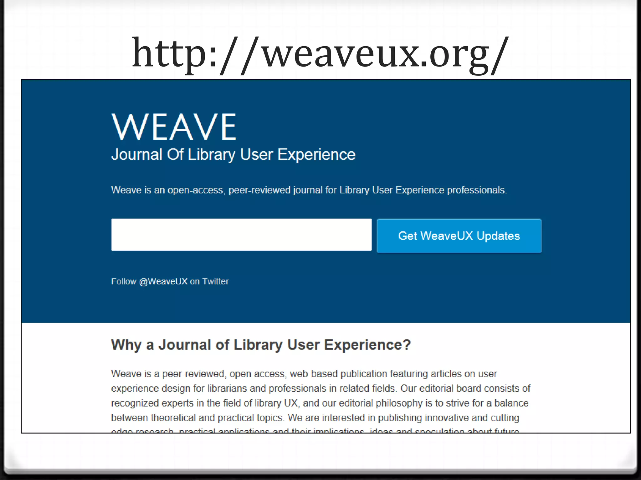 So, what can
you do in
your library?
http://www.flickr.com/photos/77476789@N00/2201907500/
 