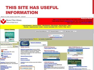 THIS SITE HAS USEFUL
INFORMATION
 