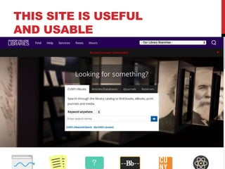 THIS SITE IS USEFUL
AND USABLE
 
