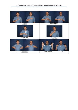 CURSO BÁSICO DA LIBRAS (LÍNGUA BRASILEIRA DE SINAIS)
 