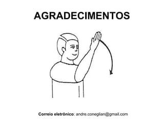 AGRADECIMENTOS

Correio eletrônico: andre.coneglian@gmail.com

 