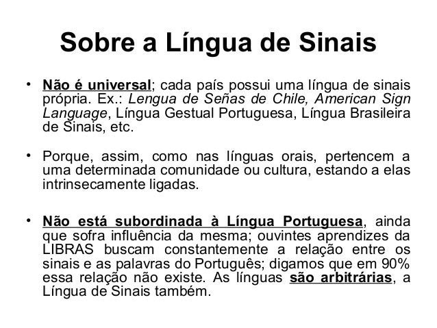 A Língua De Sinais É Universal? :: Libras – NEMXDG