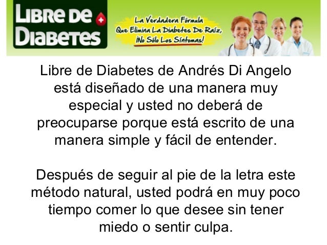 Libre de Diabetes libro pdf de Andres Di Angelo Libre de Diabetes libro pdf de Andres Di Angelo