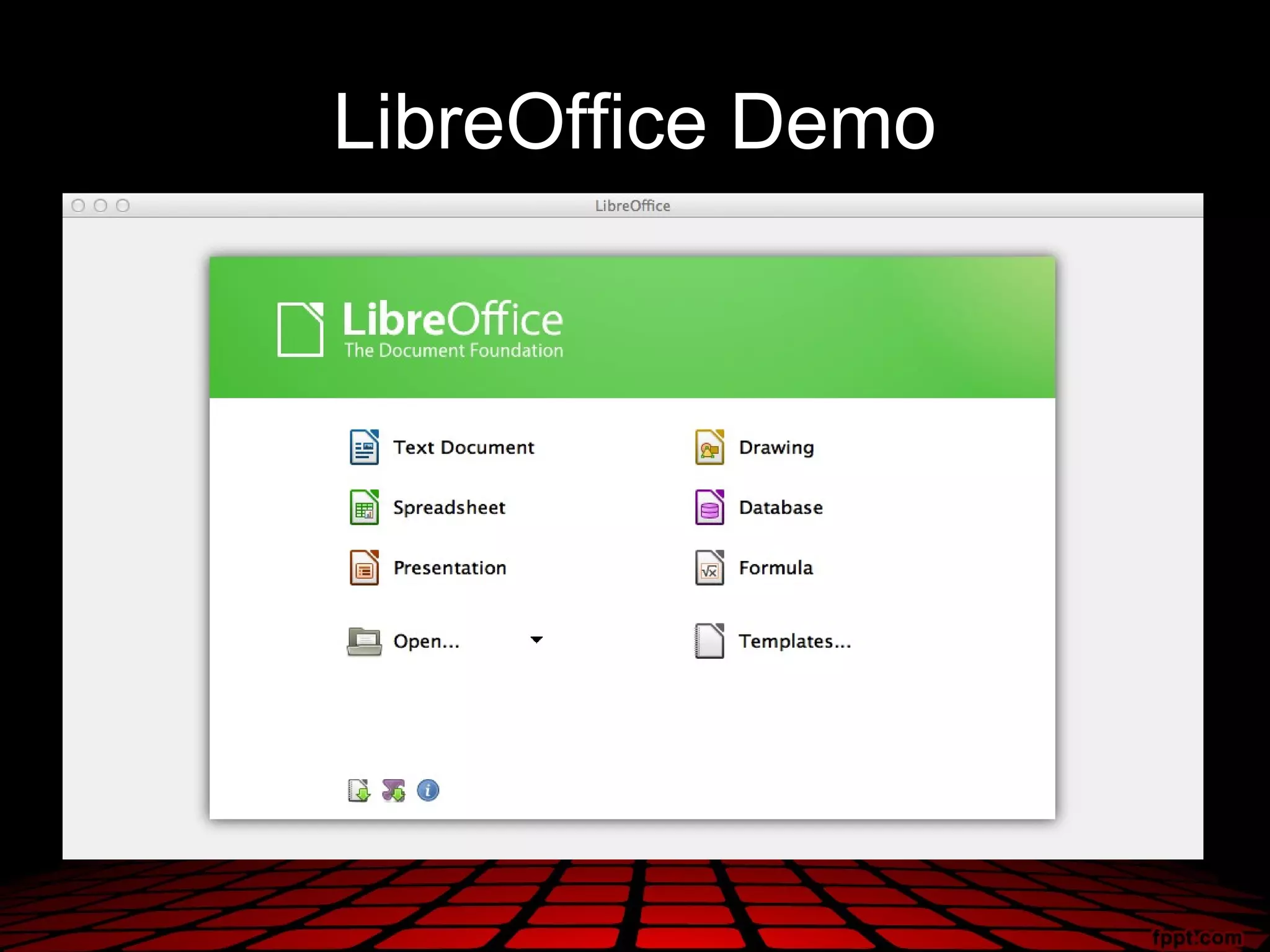 LibreOffice Demo
 