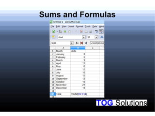 Sums and Formulas