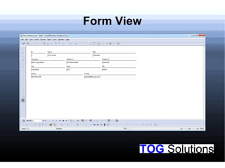 Form View