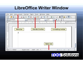 LibreOffice Writer Window