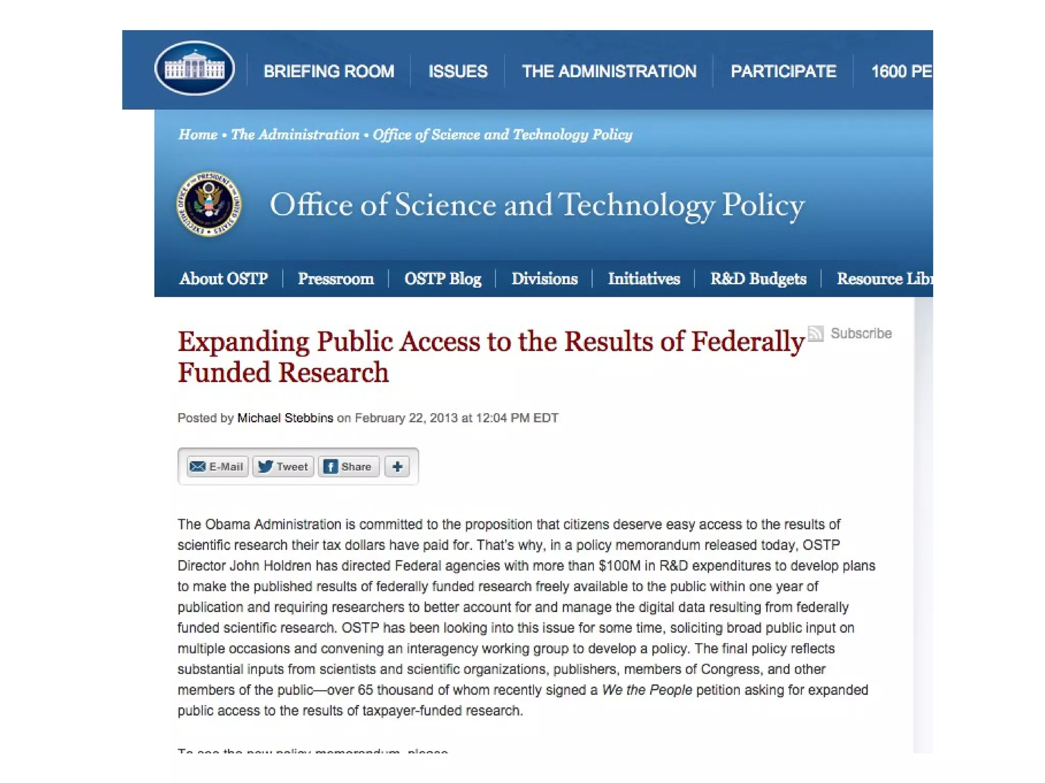 Routes to Open Access
1. Self Archiving (or “Green” OA)
2. Open Access Journals (or “Gold” OA)
 