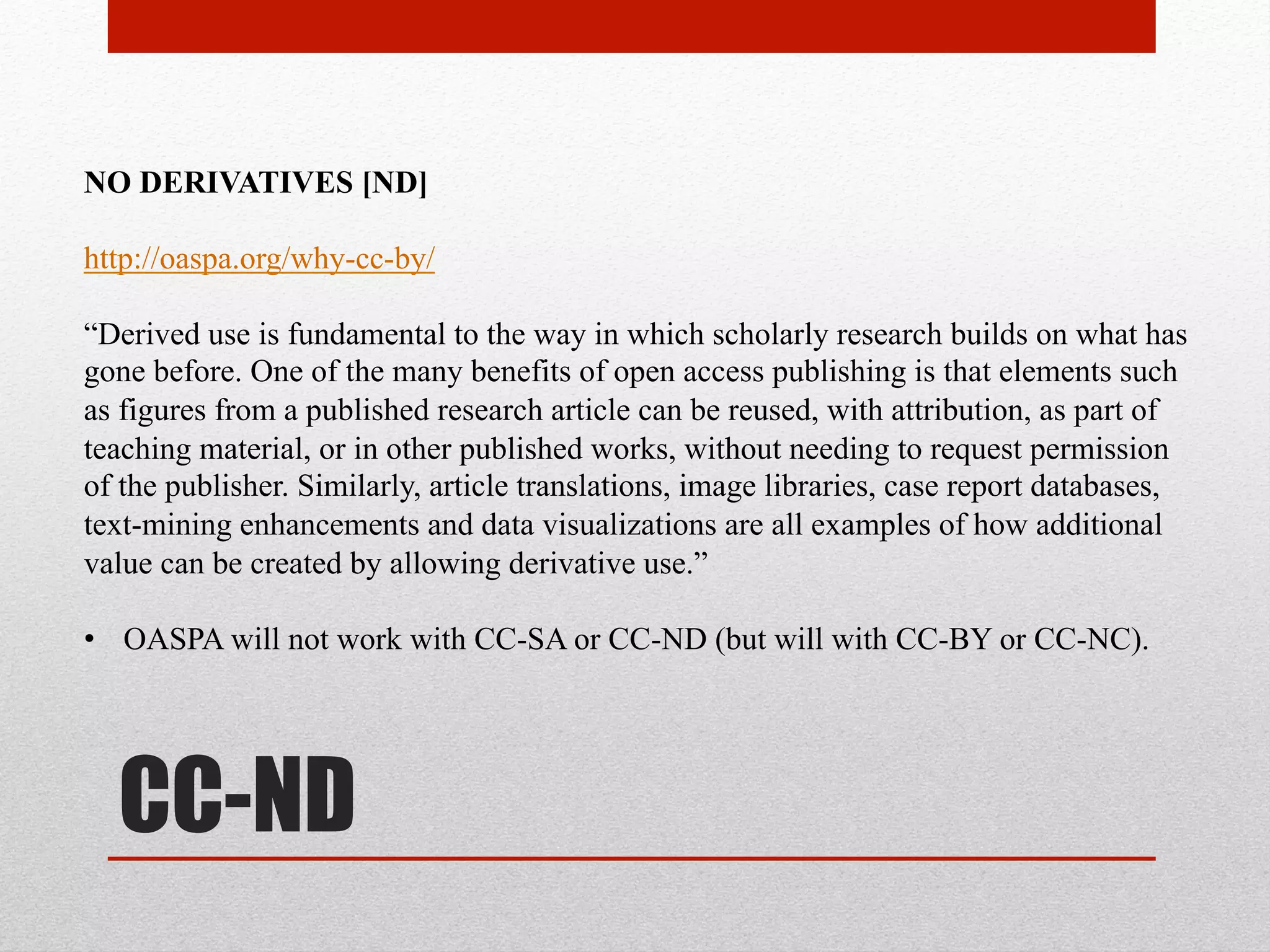 CC-NC, combined
 