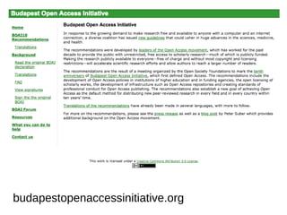 budapestopenaccessinitiative.org
 