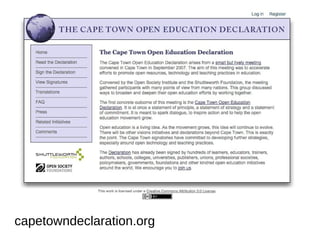 Open Access
Open Data
Open Education
 
