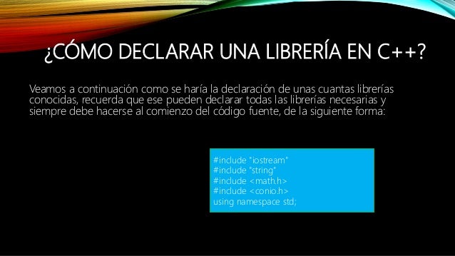Que Es Una Libreria En C++