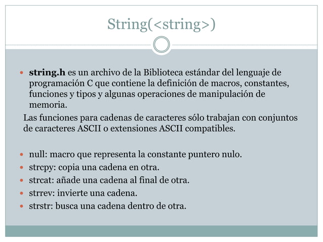 Librerias Básicas y sus Funciones Lenguaje de Programación C